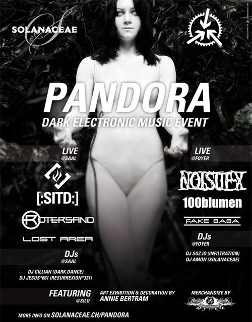 PANDORA - DARK ELECTRONIC MUSIC EVENT