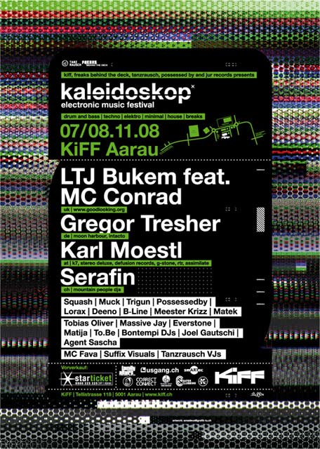 Kaleidoskop - Electronic Festival u.a. mit GREGOR TRESHER, SERAFIN, TOBIAS OLIVER